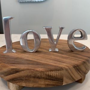 Metal Letters “LOVE”